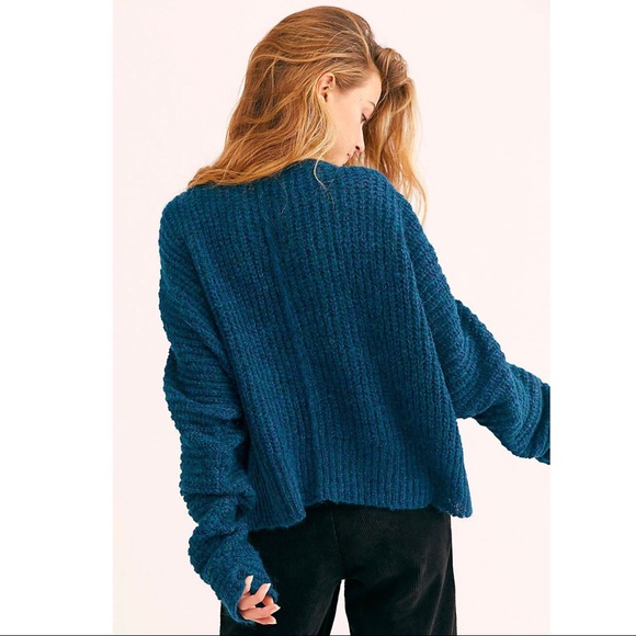 FREE PEOPLE BOHO PULLOVER OVERSIZED SWEATER A2C - Picture 10 of 16